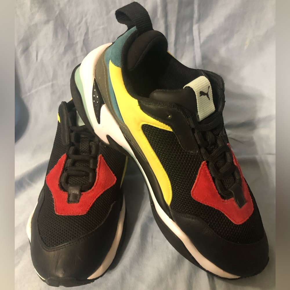 Puma Thunder Spectra Black OG Colorway Low Top Men’s Sz 6.5  367516-01